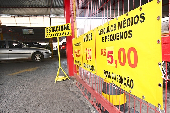 Valores praticados por estacionamentos ultrapassam o IPCA dos últimos 12 meses