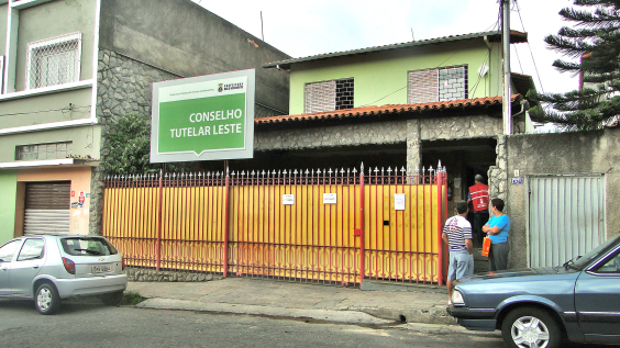 fachada da unidade do conselho tutelar da regional leste