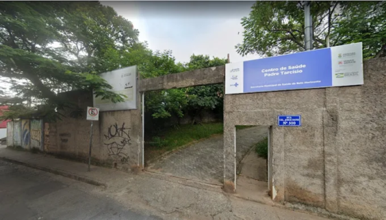 Entrada do Centro de Saúde Padre Tarcísio