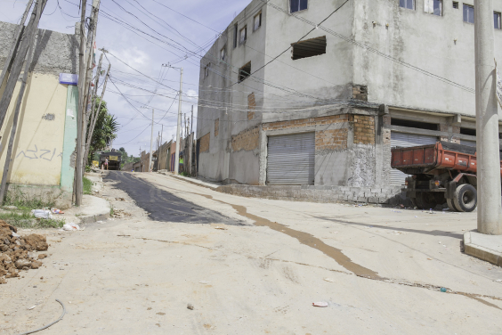 Vista de rua da Vila Montes Claros