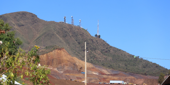 detalhe da Serra do Curral