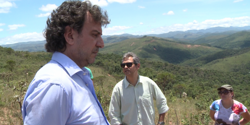 Sergio Fernando e Gilson Reis em visita técnica a Rio Acima / Foto: Divulgação CMBH