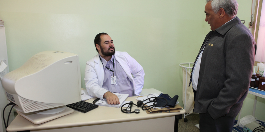 VISITA AOS POSTOS DE SAÚDE