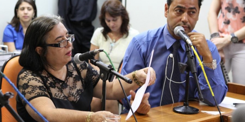 Vereadores Elaine Matozinhos e Autair Gomes