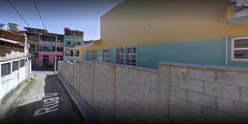 fachada lateral do centro de saúde vila maria