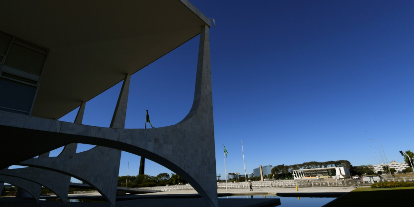 detalhe do Palácio do Planalto