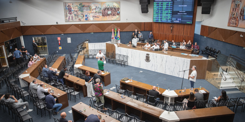 Vereadores no Plenário Amintas de Barros