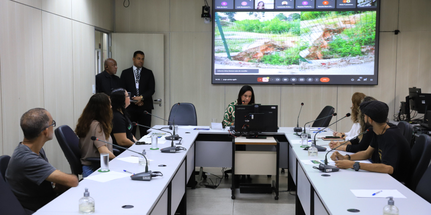 Vereadores no Plenário Helvécio Arantes