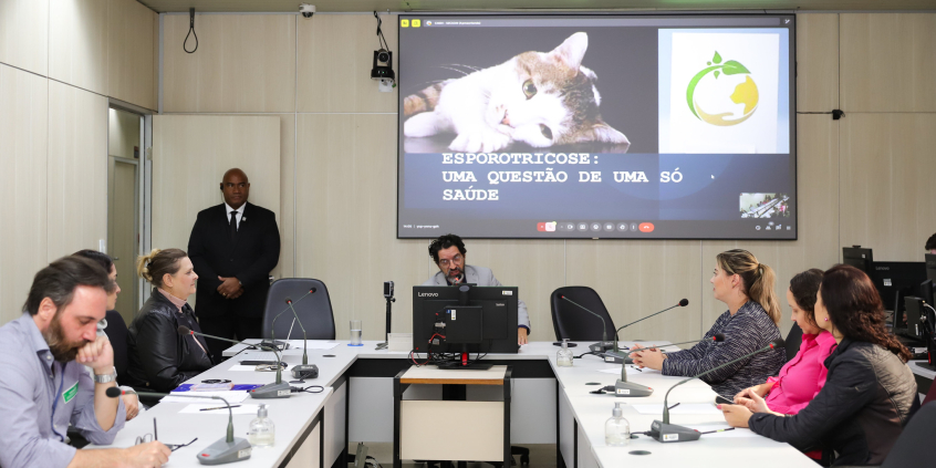 imagem dos vereadores e demais participantes de audiência pública