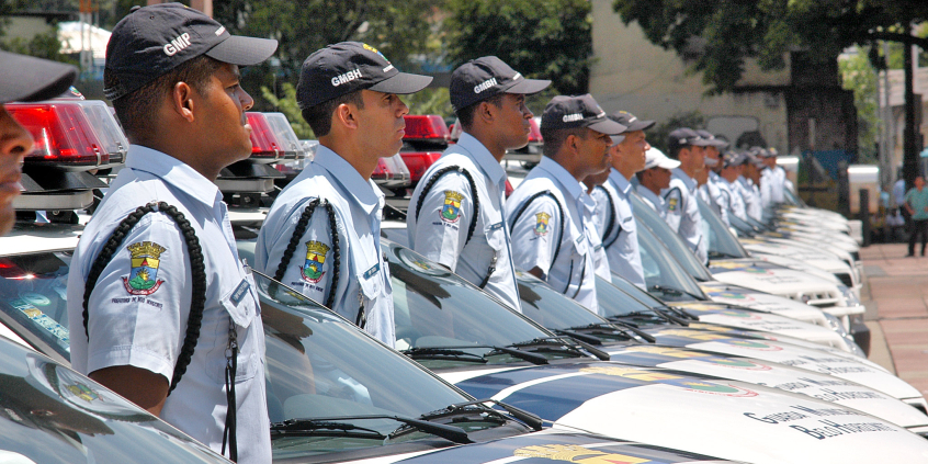 Guarda Municipal em formação
