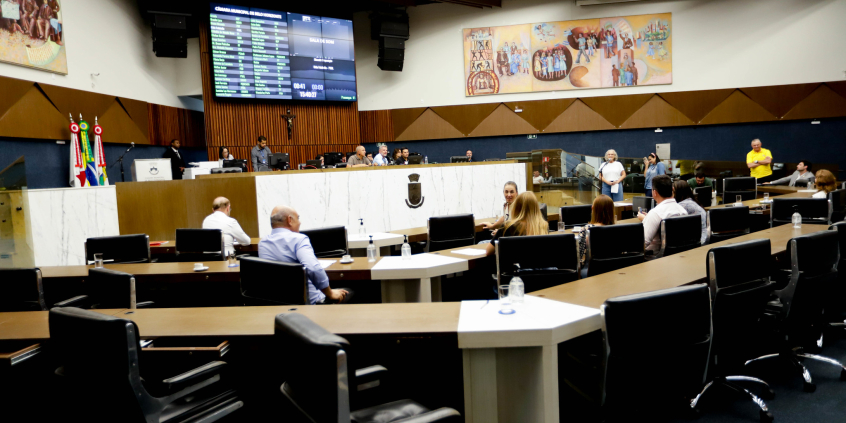 Vereadores no Plenário Amintas de Barros