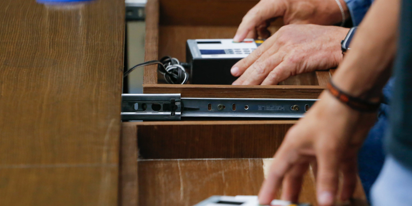 Equipamento de votação do Plenário Amintas de Barros
