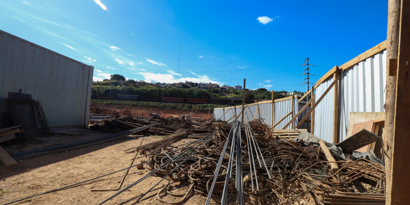 obra em andamento em belo horizonte