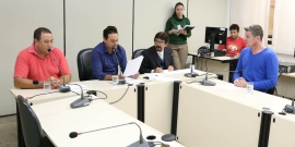 Vereadores Edmar Branco, Rafael Martins, Eduardo da Ambulância e Juliano Lopes