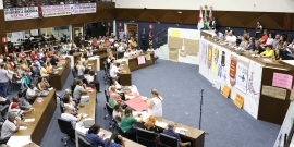 Audiência que debateu demandas dos centros de saúde lotou o Plenário Amynthas de Barros no dia 20 de março de 2018