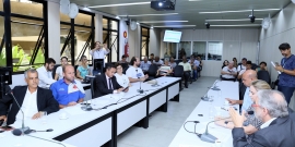 Audiência pública da Comissão de SAúde e Saneamento para apresentação das contas do SUS-BH, em 27 de fevereiro de 2019
