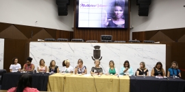 Seminário debateu políticas públicas de combate à violência contra a mulher, no dia 8 de março de 2019