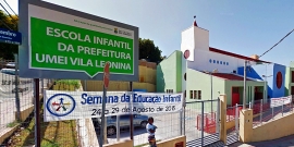Escola Municipal de Educação (EMEI) Vila Leonina, na Rua Dezenove de Dezembro, 331, Leonina, Região Oeste