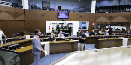 Vereadores no Plenário Amintas de Barros