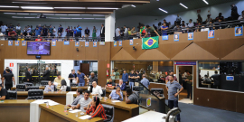 Vereadores no Plenário Amintas de Barros