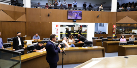 Vereadores no Plenário Amintas de Barros