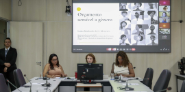 parlamentares e participantes presentes em audiência pública na câmara municipal de bh