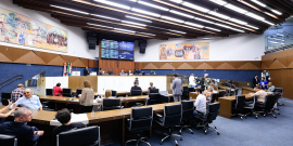 Vereadores no Plenário Amintas de Barros