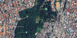 vista área da mata do belmonte em belo horizonte