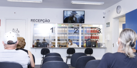 parte interna de centro de saúde