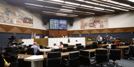 Vereadores no Plenário Amintas de Barros