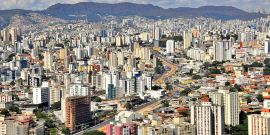 Vista aérea da cidade de Belo Horizonte