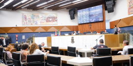 Vereadores no Plenário Amintas de Barros