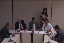 Bispo Fernando, Henrique Braga, Jorge Santos, Vilmo Gomes e Orlei agendaram prestações de contas da Casa e da PBH 