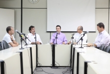Vers. Bim da Ambulância, Gilson Reis, Prof. Wendel, Bispo Fernando Luiz e Sapão