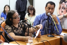 Vereadores Elaine Matozinhos e Autair Gomes