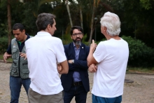 Vereador Osvaldo conversa com o Presidente da Fundação Municipal de Parques