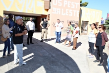 Vereador Edmar Branco, Fundação de Parques Municipais e Zoobotânica, Polícia Militar, Secretaria Municipal de Meio Ambiente, Regional Nordeste e comunidade, em visita técnica ao Parque Fernão Dias