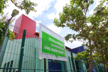 Fachada de escola municipal em BH