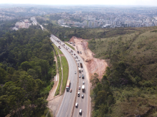 vista aérea de rodovia em belo horizonte