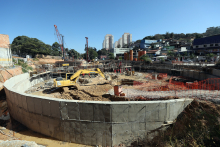 Obras do Reservatório Profundo Vilarinho 2