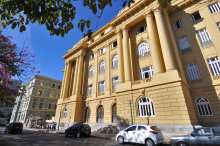 Fachada do Centro Cultural Banco do Brasil onde aconteceu a exposição