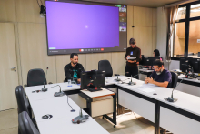 Vereadores no Plenário Helvécio Arantes